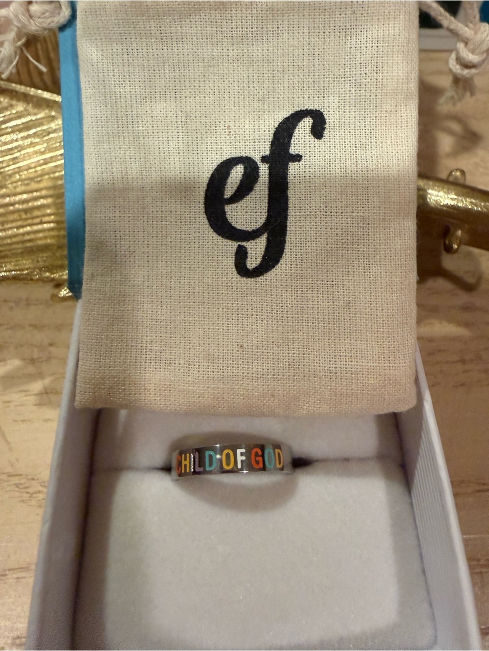 Elevated Faith Child of God ring